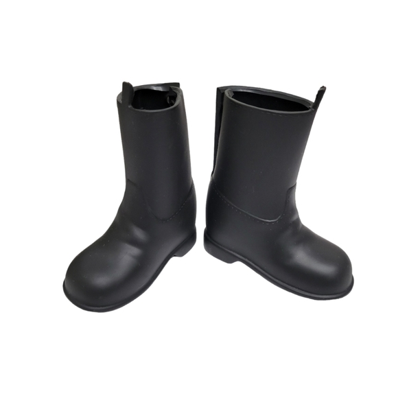 Battat Doll Toy Horse Riding Saddle With Stirrups- Blk Slv, Blk Boots, & Brush - Picture 9 of 12